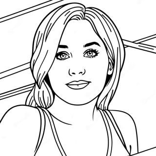 Miley Cyrus Coloring Page 21612-19898