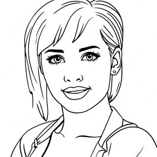 Miley Cyrus Coloring Page 21612-20041