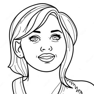 Miley Cyrus Coloring Page 21612-20042