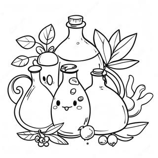 Potions Coloring Page 21642-19922