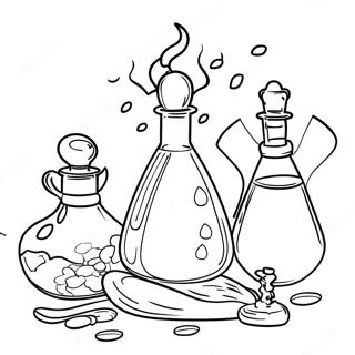 Potions Coloring Page 21642-19924