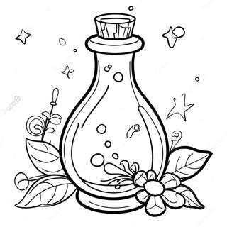 Magical Potion Bottle Coloring Page 21643-19927