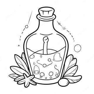 Magical Potion Bottle Coloring Page 21643-19928