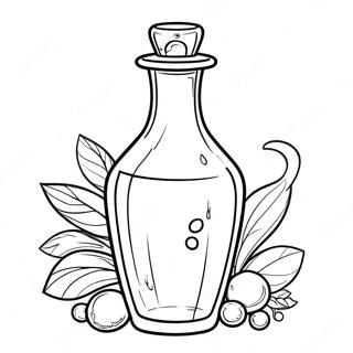 Magical Potion Bottle Coloring Page 21643-20071