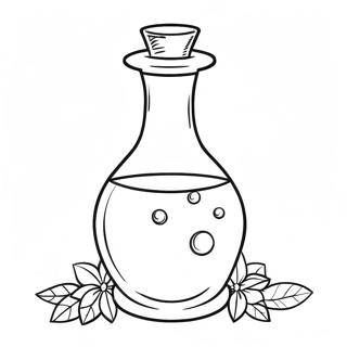 Magical Potion Bottle Coloring Page 21643-20072