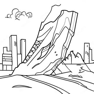 Earthquake Coloring Page 21652-20076