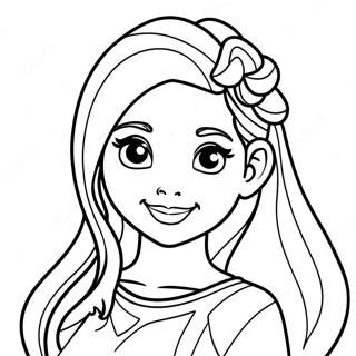 Skyler From Rainbow High Coloring Page 21672-20092