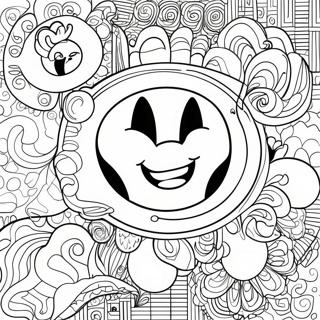 Mini Brand Logo Coloring Page 21683-20101