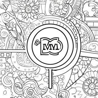 Mini Brand Logo Coloring Page 21683-20104