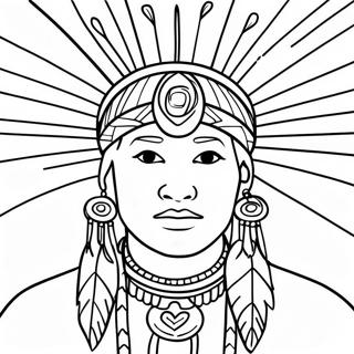 Indigenous Peoples Day Coloring Page 21712-20122