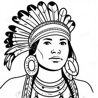 Indigenous Peoples Day Coloring Page 21712-20123