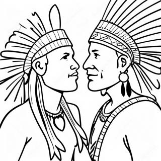 Indigenous Peoples Day Coloring Page 21712-20124