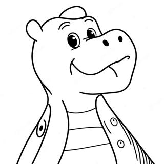 Barney Coloring Page 2171-1779