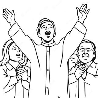 Praise And Worship Coloring Pages