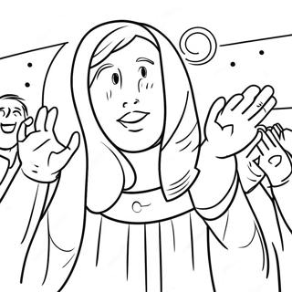 Praise And Worship Coloring Page 21722-20131