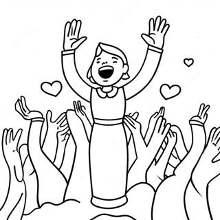 Praise And Worship Coloring Page 21722-20132