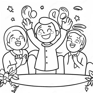 Joyful Worshippers Coloring Page 21723-20135