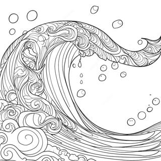 Waves Coloring Page 21732-20138