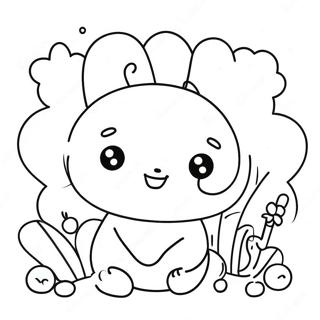 Kawaii Cute Doodle Coloring Page 21782-20180