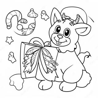 Christmas Story Coloring Pages