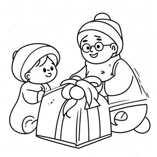 Christmas Story Coloring Page 21802-20196