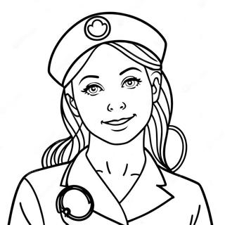 Nurse Coloring Pages