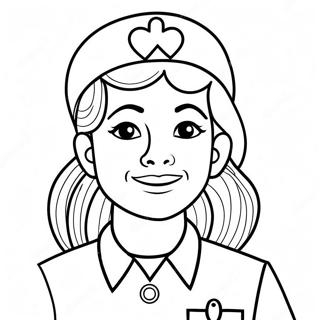 Nurse Coloring Page 21812-20203