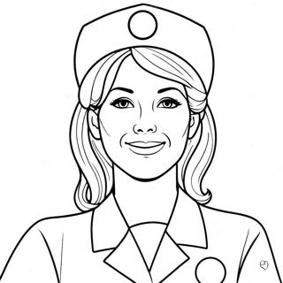 Nurse Coloring Page 21812-20204