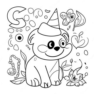 Animal Alphabet Coloring Page 21822-20210