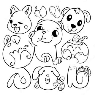 Animal Alphabet Coloring Page 21822-20211