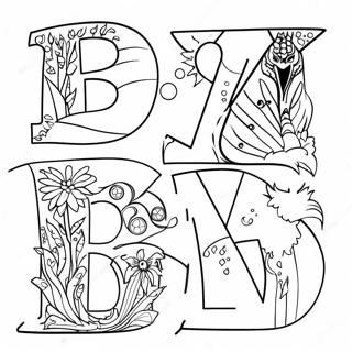 Animal Alphabet Coloring Page 21822-20212