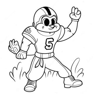 New Orleans Saints Mascot Coloring Page 21833-20223