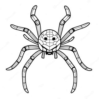 Minecraft Spider Coloring Page 21862-20244