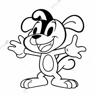 Yakko Warner In A Funny Pose Coloring Page 21893-20271