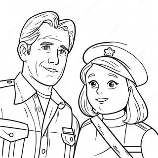 Steve And Maggie Coloring Page 21912-20283