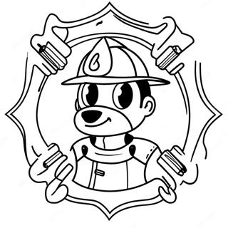 Fire Safety Coloring Page 2191-1796