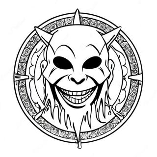 Slipknot Logo Coloring Page 21922-20290