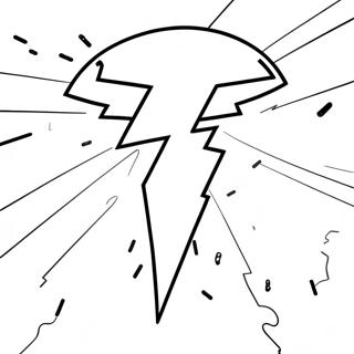 Lightning Bolt Coloring Page 21964-20317