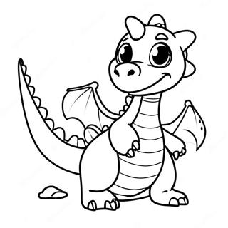 Baby Dragon Coloring Pages