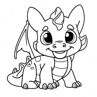 Baby Dragon Coloring Page 21973-20324