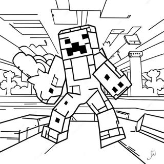 Minecraft Coloring Page 21-20