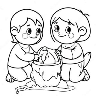 Caring Friends Helping Each Other Coloring Page 22014-20359