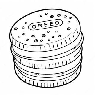 Oreo Cookie Coloring Page 22053-20387