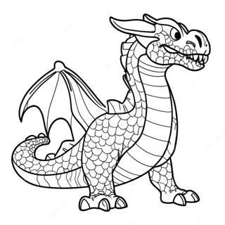 Cool Fire Dragon Coloring Page 22093-20418