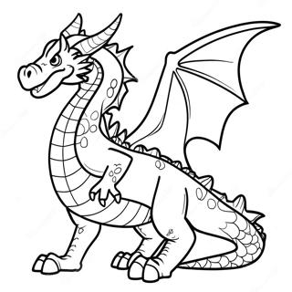 Cool Fire Dragon Coloring Page 22093-20419