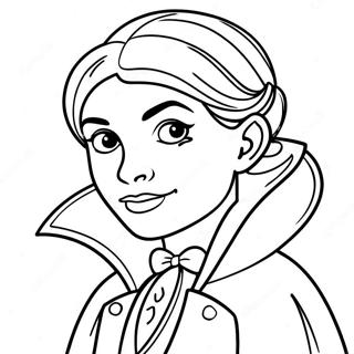 Girl Vampire Coloring Page 22133-20452