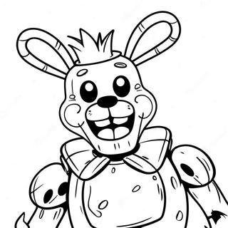 Creepy Springtrap Fnaf Coloring Page 22164-20477