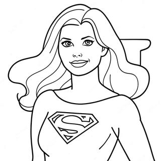 Supergirl Coloring Page 22173-20482