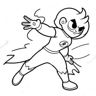 Danny Phantom In Ghost Form Coloring Page 22194-20502