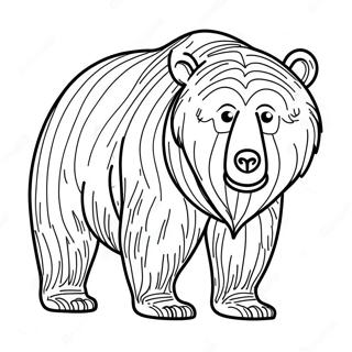 Grizzly Bear Coloring Page 22223-20523